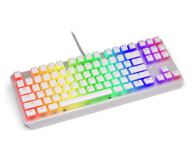 ENDORFY Thock TKL Onyx White Kailh Brown RGB - 1077315 - zdjęcie 5